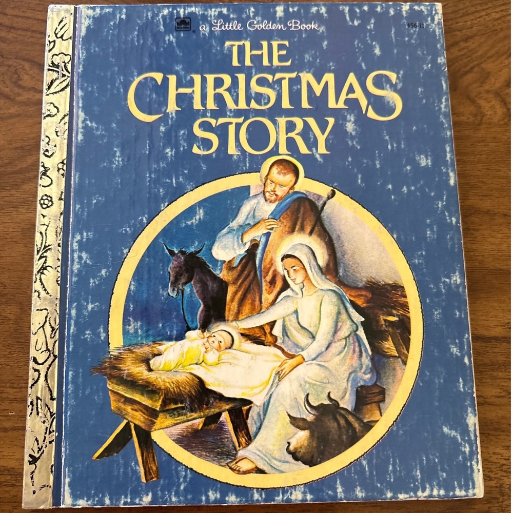 Little Golden Book The Christmas Story Werner Wilkin 1991 Baby Jesus Nativity